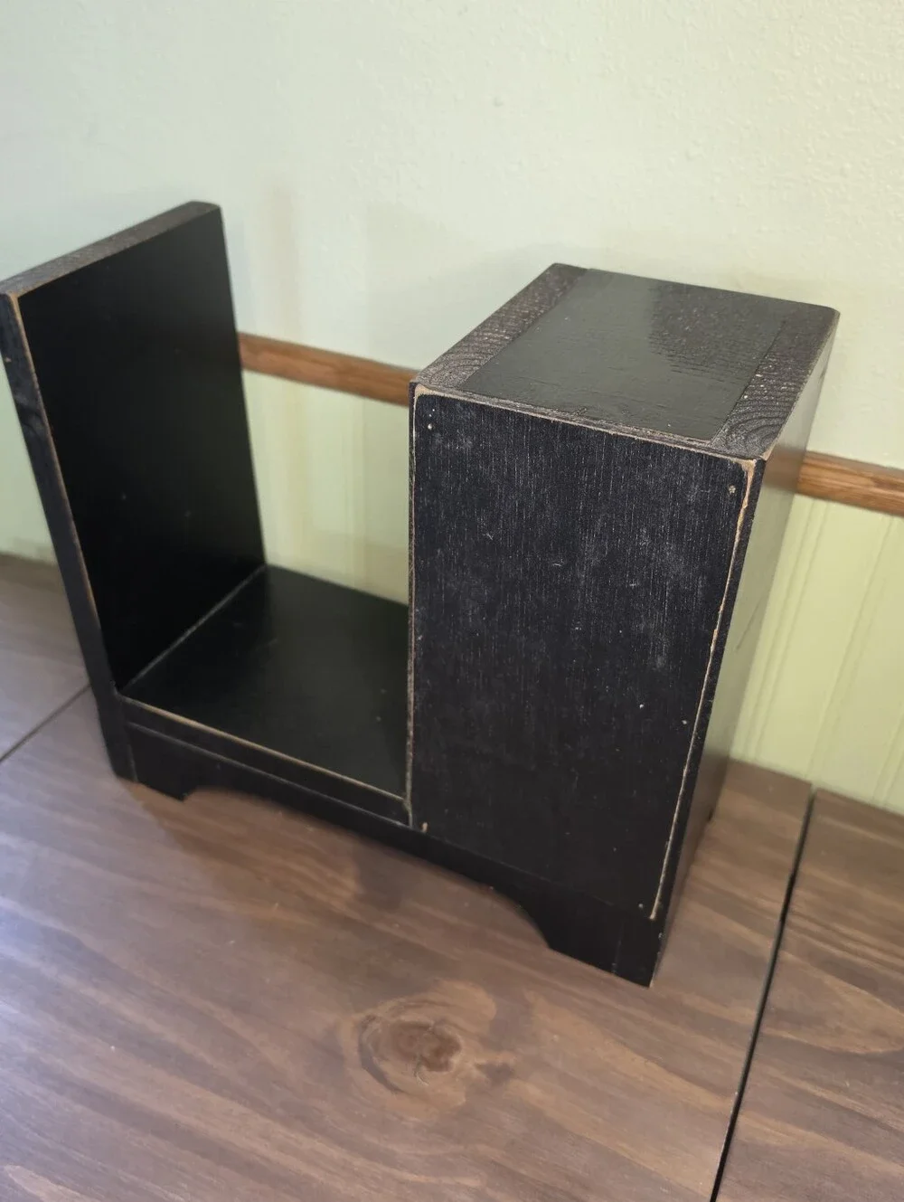 Vintage Countertop Recipe Book Storage With Two Drawers